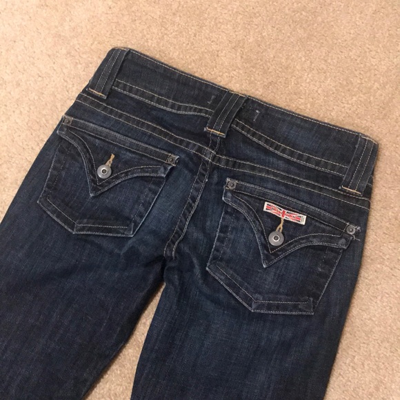 Hudson jeans size 24 dark wash flap pockets - Picture 6 of 6
